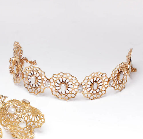 Aster Choker & Earrings (Complete Set)